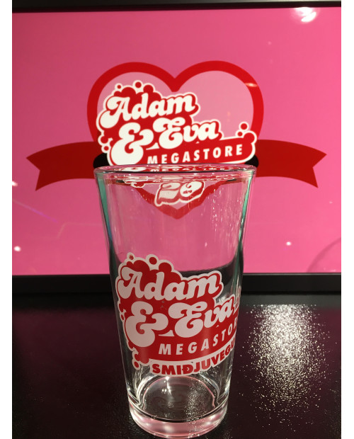 Adam & Eva stórt glas