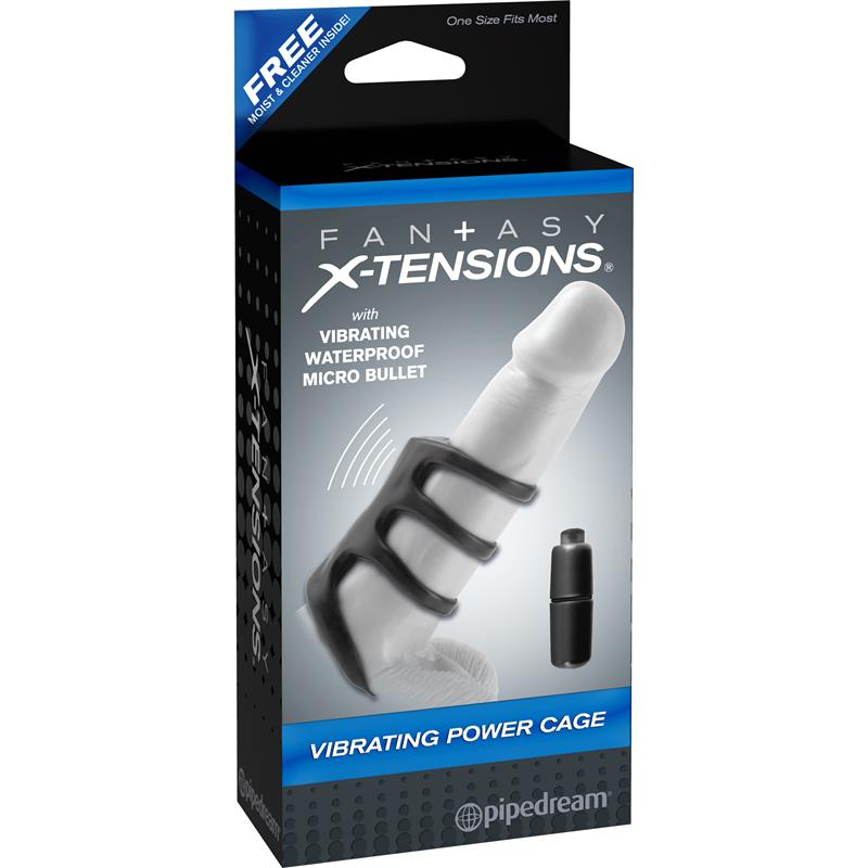 Fantasy X-tensions  Vibrating Power Cage-Black