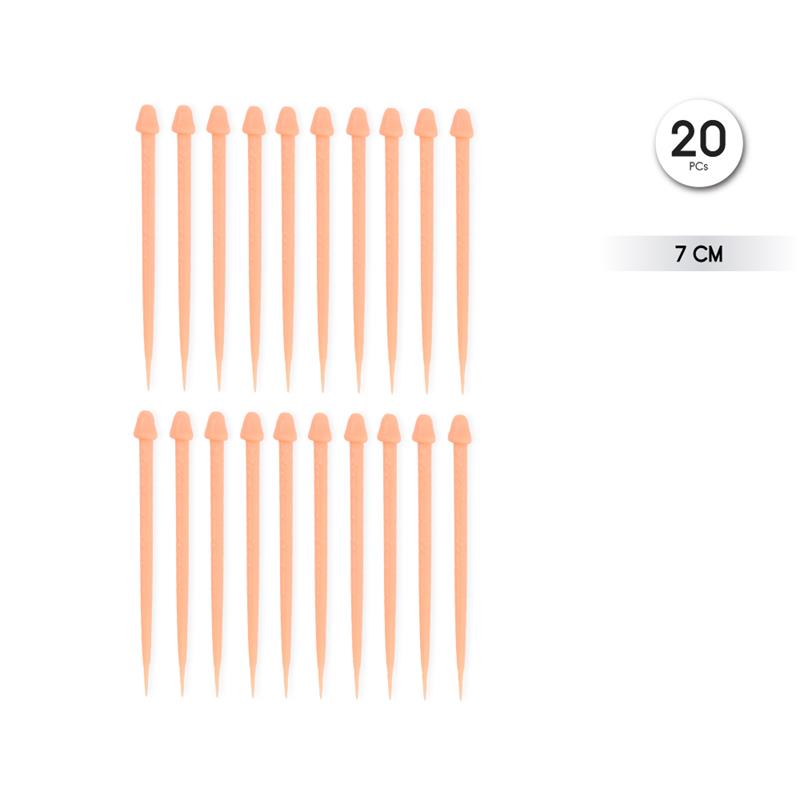 Penis-shaped skewers 20 units