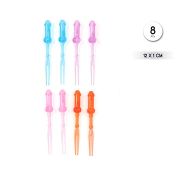Penis-shaped skewers 8 units
