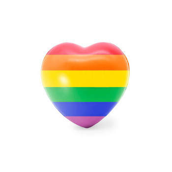 Heart-Shaped Stress Ball LGBT