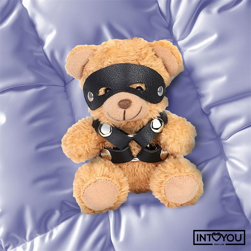 Bearly Keychain BDSM Teddy Bear with Chest Harness