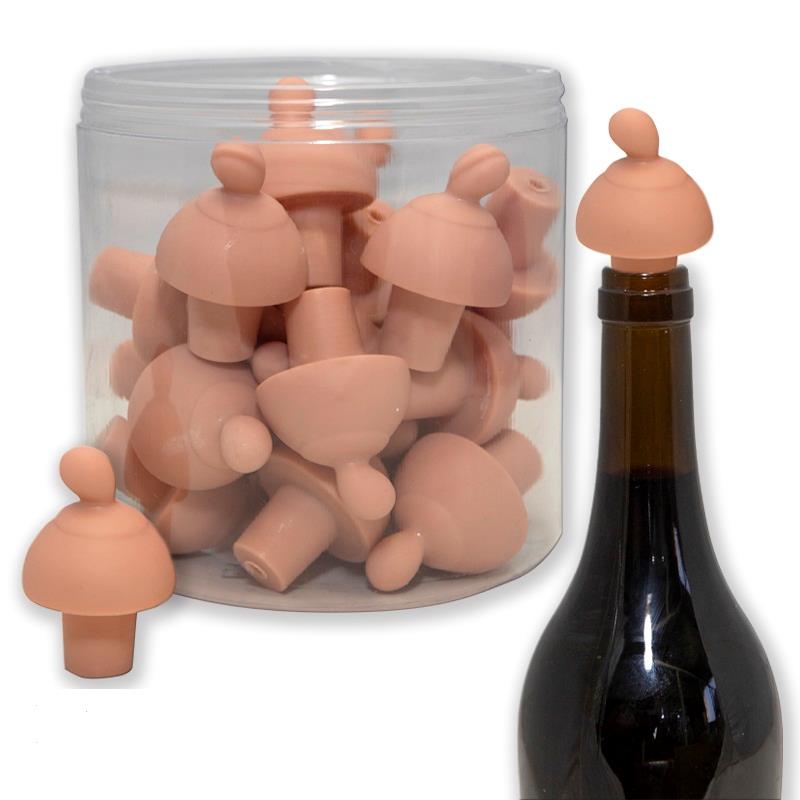 Wine Breast-Shaped Bottle Stopper 1 ud