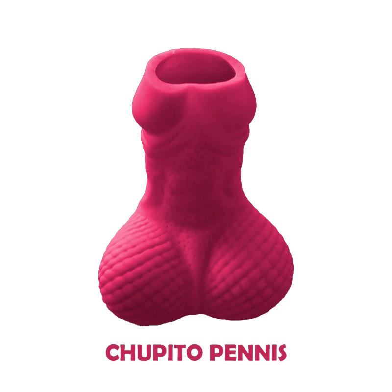 Penis Shaped Shot Glass Fuchsia