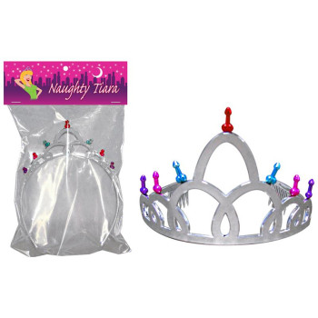 Tiara with Penis-shaped Ornaments
