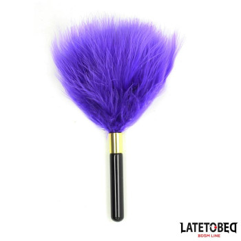 Feather Tickler Mini Purple 18cm