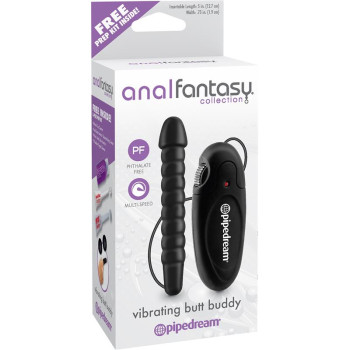 Vibrating Anal Stimulator Butt Buddy Black