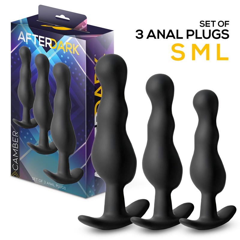 Camber Set of 3 Anal Plugs