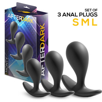 Monty Set of 3 Anal Plugs