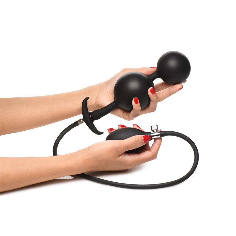 Ass Rattler Weighted Inflatable Anal Balls