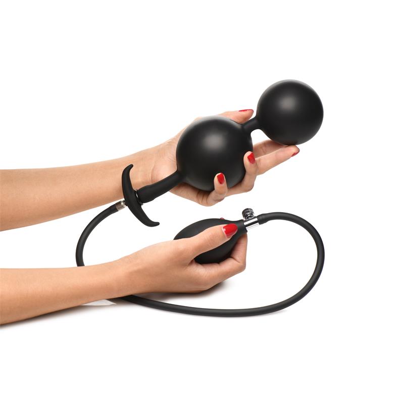 Ass Rattler Weighted Inflatable Anal Balls