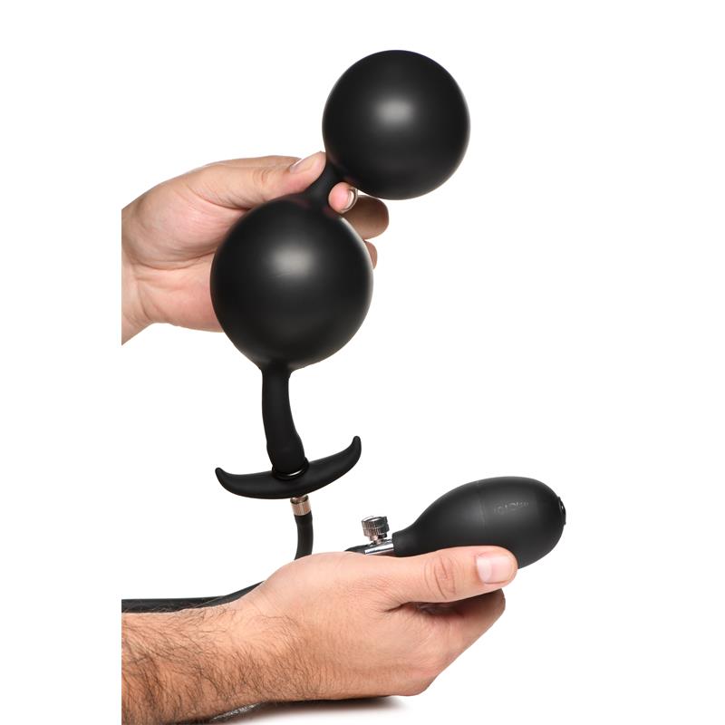 Ass Rattler Weighted Inflatable Anal Balls