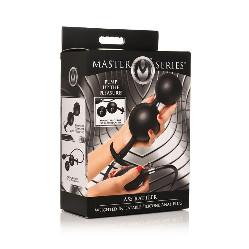 Ass Rattler Weighted Inflatable Anal Balls