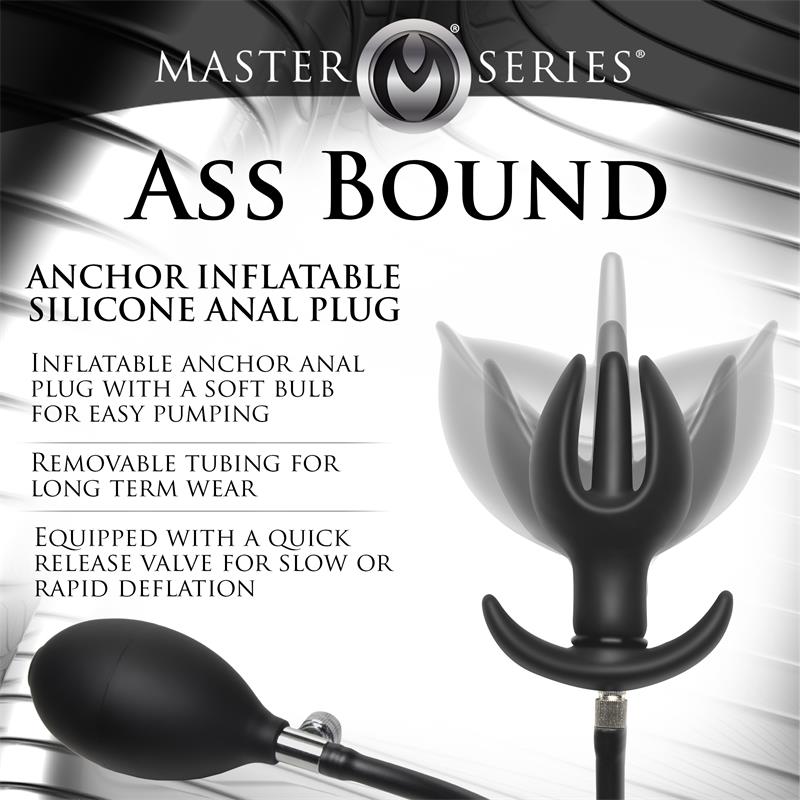 Ass Bound Anchor Inflatable Anal Plug