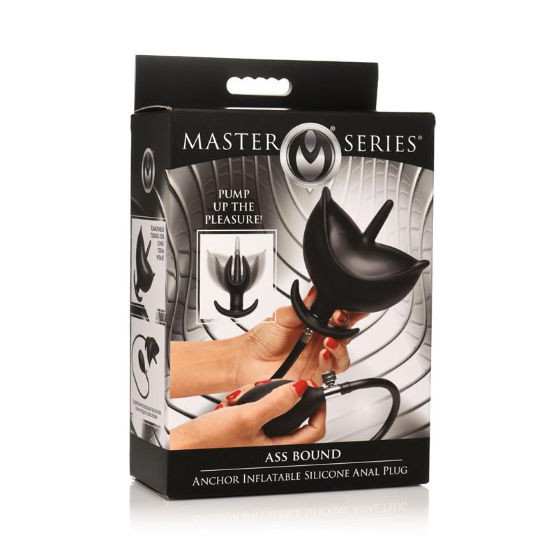 Ass Bound Anchor Inflatable Anal Plug