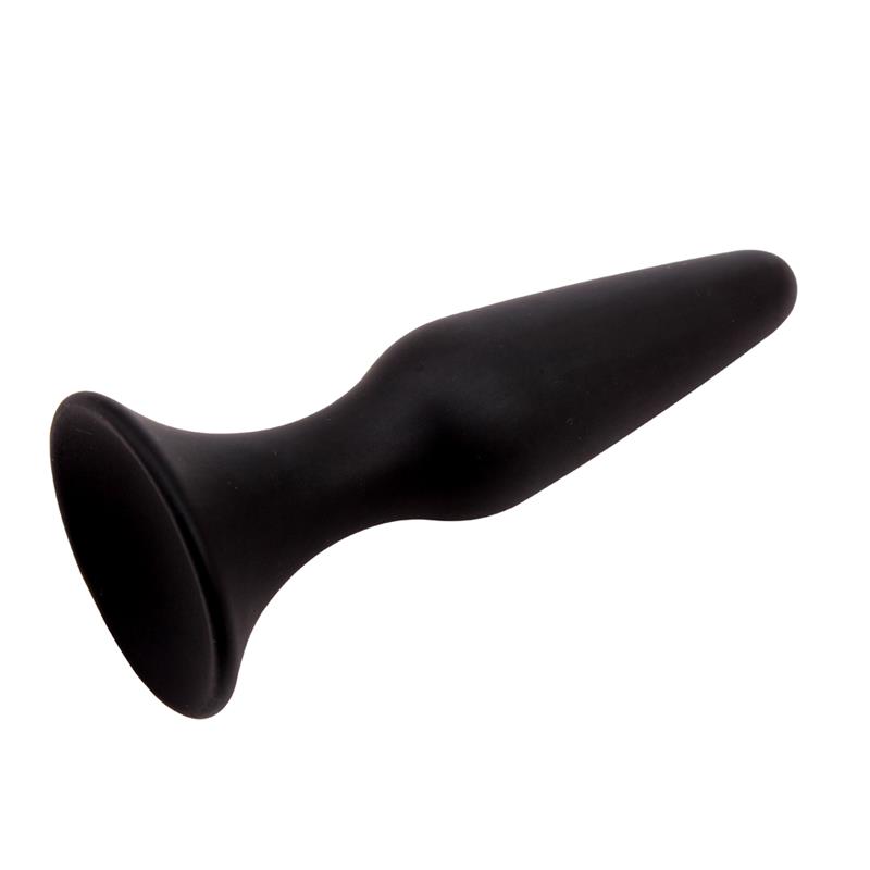 Butt Plug 12.5 x 3.1 cm Silicone Black