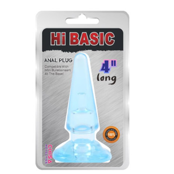 SASSY Anal Plug-Blue 10,4 x 3,2cm