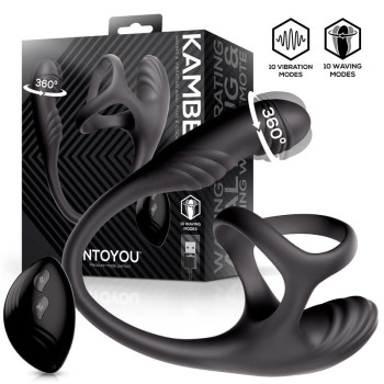 Kamber 360? Waving Vibrating Anal Plug and Cockring
