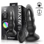 Krax Butt Plug with Vibration, Thrusting, Led Light and Remote