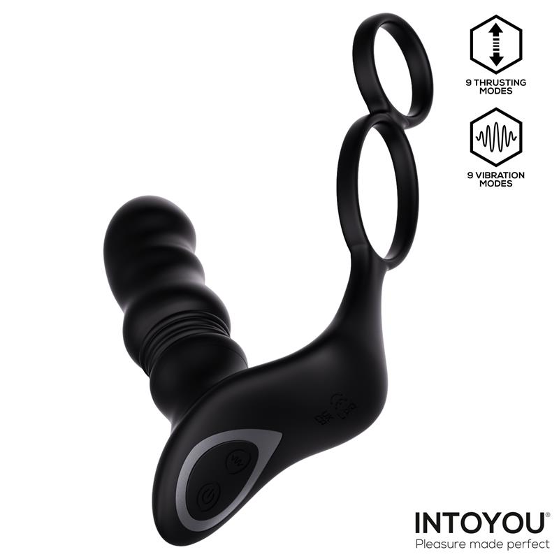 Womp Prostate Massager with Vibration, Thrusting and Remote
