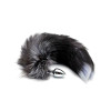 Black And White Fox Tail Plug S