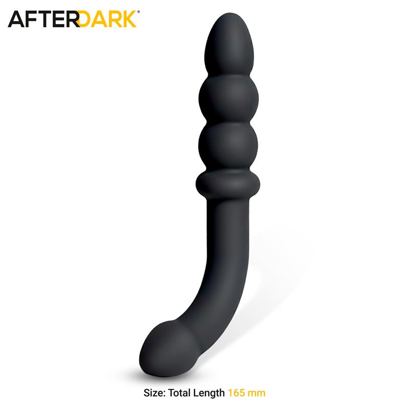 Velor Double Anal Massager Silicone