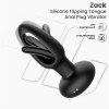 Zack Anal Plug with Flipping Tongue and Vibration with App