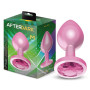 Anodyzed Anal Plug Pink with Jewel Size M