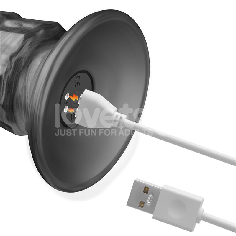 Vibrax Slider Anal Dildo with Vibration King Sized 14.5