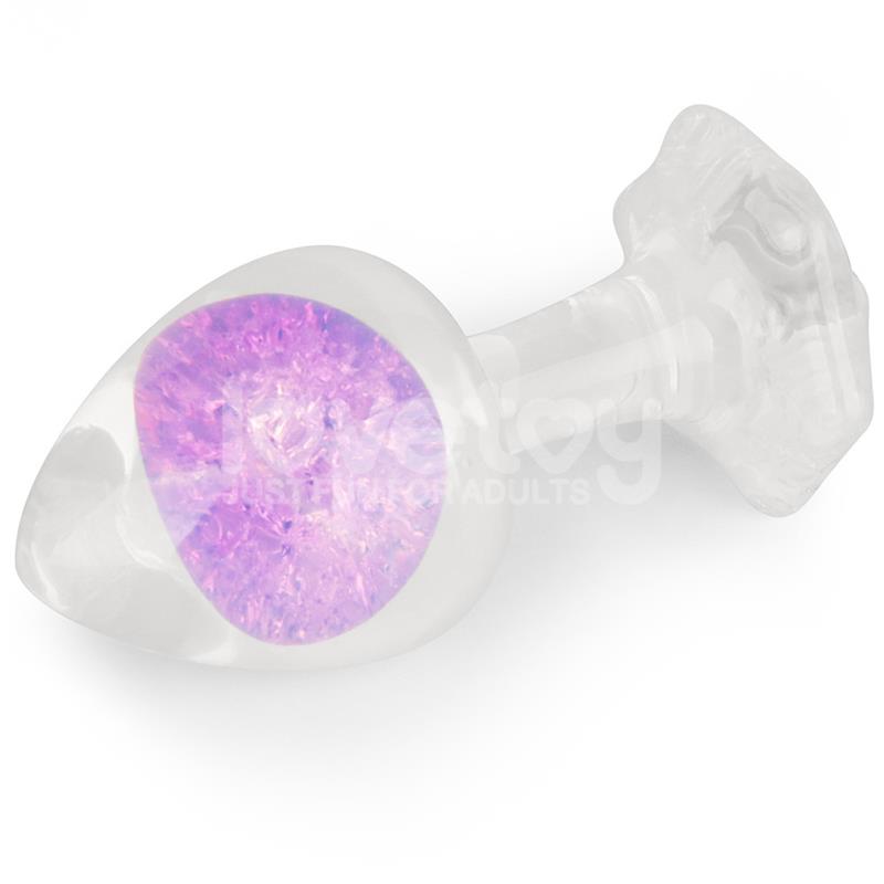 Gemoria Silicone Butt Plug with Crystal Sphere
