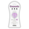 Gemoria Silicone Butt Plug with Crystal Sphere