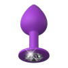 Anal Plug with Gem Size Medium