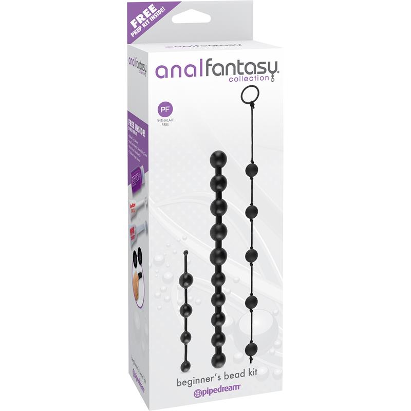 Beginners Anal Bead Kit Black