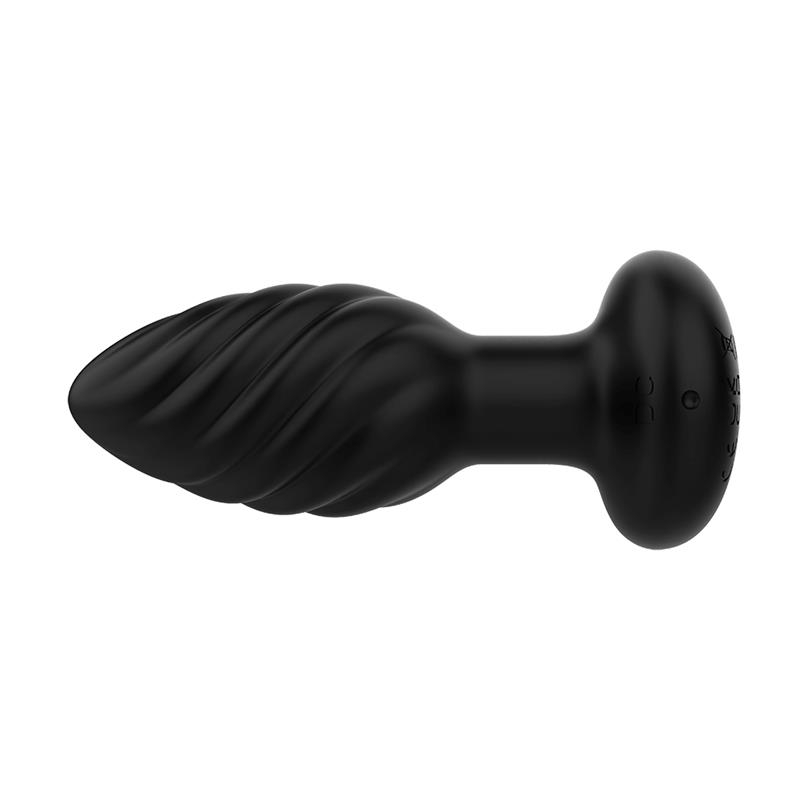 Spiral Mellow Butt Plug with Vibration and Remote