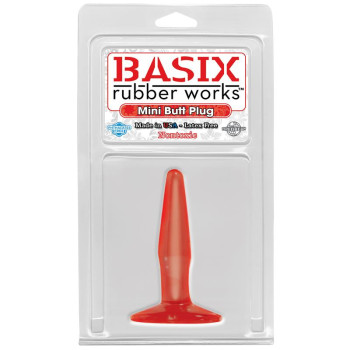 Mini Butt Plug Red