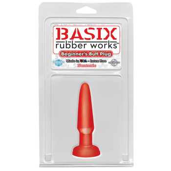 Butt Plug Beginners Red