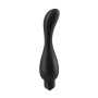 Anal Stimulator with Vibration Vibrating Smoothy Black