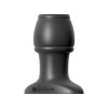 Open Wide Tunnel Butt Plug Black