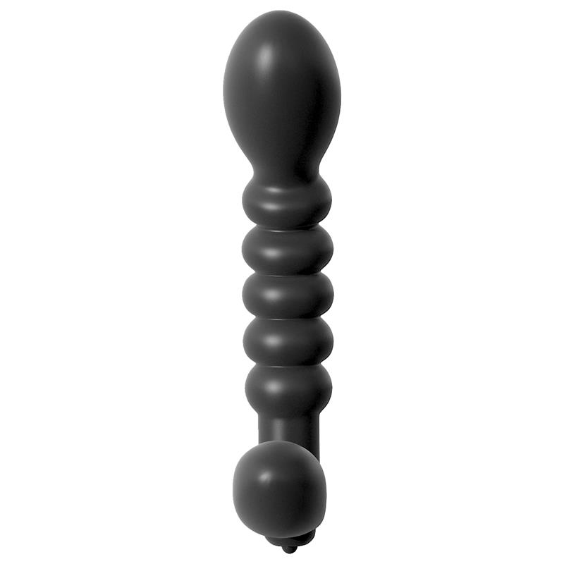 Ribbed Prostate Vibe Black