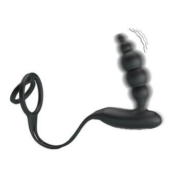 Butt Plug and Penis Ring with Vibration