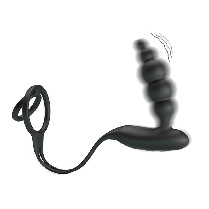 Butt Plug and Penis Ring with Vibration