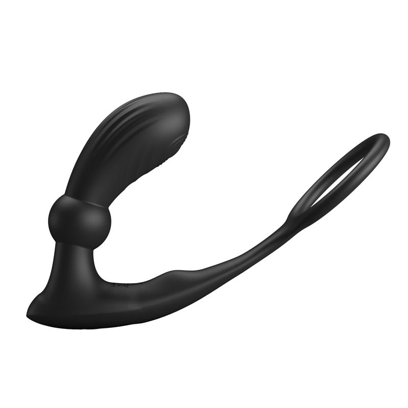 Warren Remote-Controlled Vibrating and Pulsating Anal Plug and Penis Ring