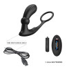 Warren Remote-Controlled Vibrating and Pulsating Anal Plug and Penis Ring