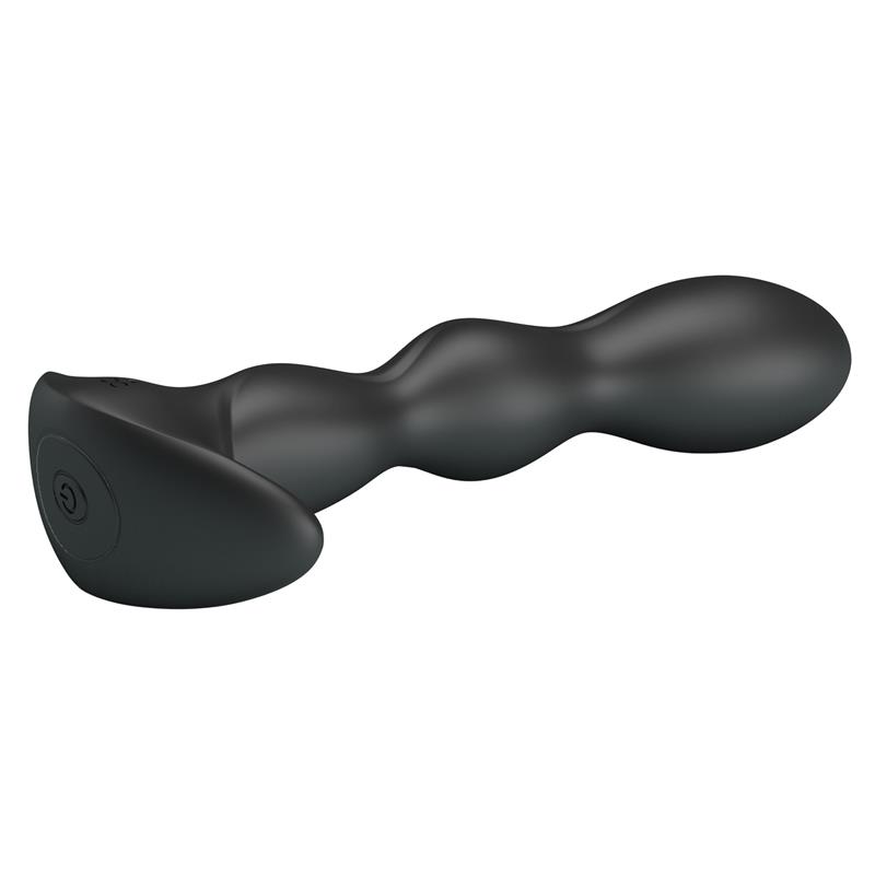 Yale Butt Plug with Vibration Black