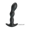 Yale Butt Plug with Vibration Black