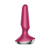 Plug-ilicious 2 Vibrating Butt Plug with Satisfyer Connect App Berry