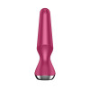 Plug-ilicious 2 Vibrating Butt Plug with Satisfyer Connect App Berry