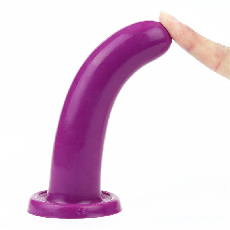 Stimulator Holy Dong 5.5 Liquid Silicone Purple