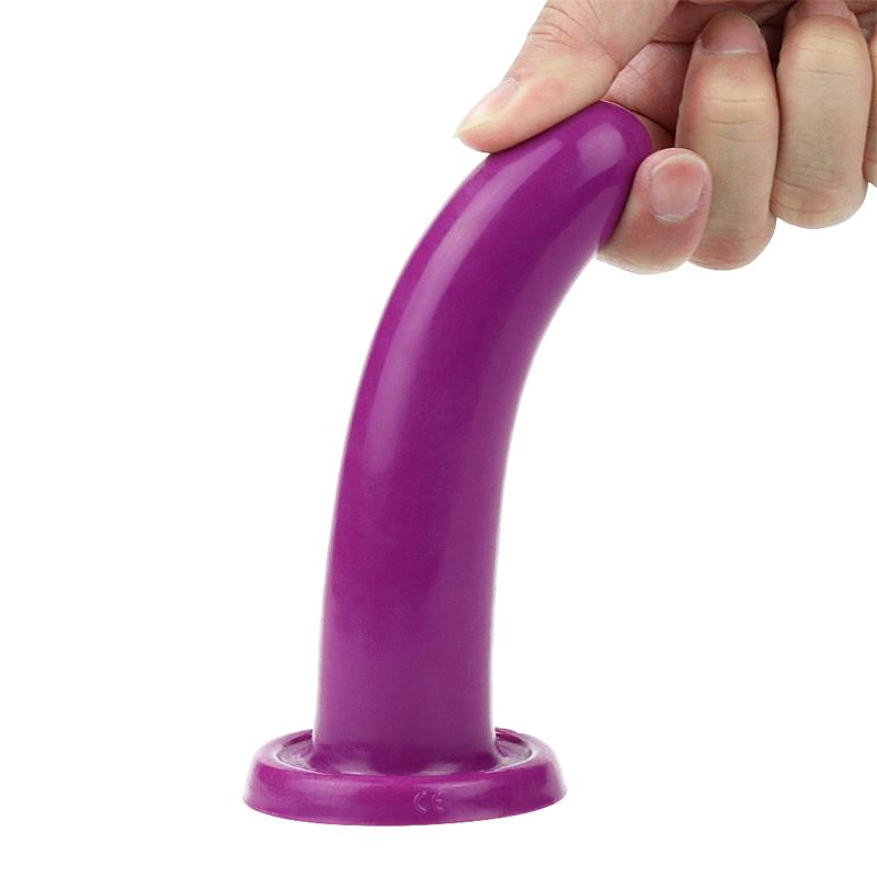 Stimulator Holy Dong 5.5 Liquid Silicone Purple