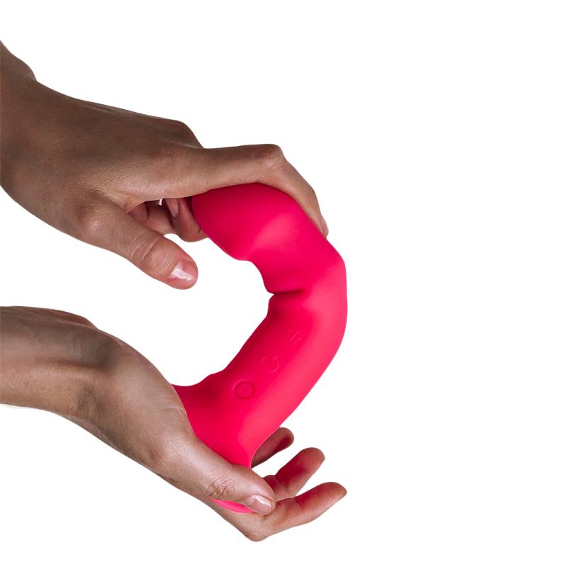Double Density Dildo Vibration Hitsens 2 6.5 Pink